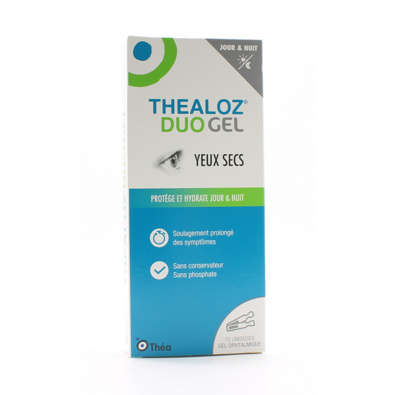 Thealoz Duo Gel Yeux Secs 10 unidoses - Univers Pharmacie