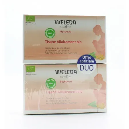Weleda Tisane Allaitement Bio 2X20 sachets - Univers Pharmacie