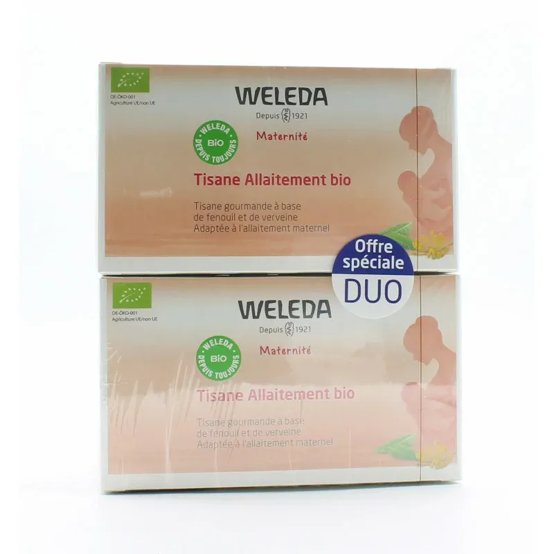 Weleda Tisane Allaitement Bio 2X20 sachets - Univers Pharmacie