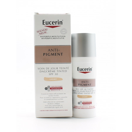 Eucerin Anti-pigment Soin de Jour Teinté SPF30 Light 50ml - Univers Pharmacie