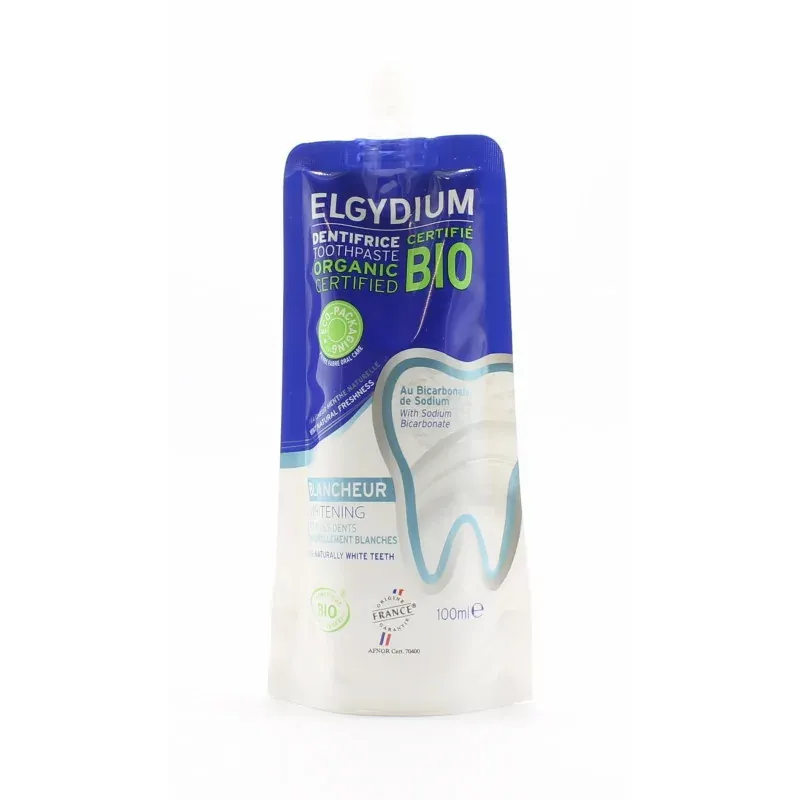 Elgydium Dentifrice Blancheur Bio 100ml