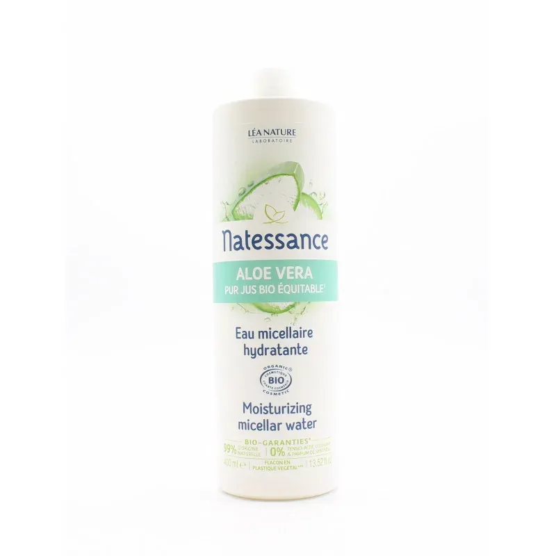 Natessance Eau Micellaire Hydratante Aloe Vera 400ml