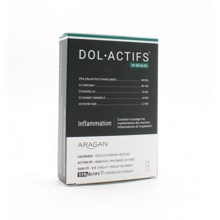 SynActifs DolActifs 20 gélules - Univers Pharmacie