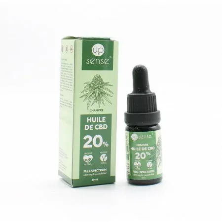 Up Sense Huile de CBD 20% Chanvre 10ml - Univers Pharmacie