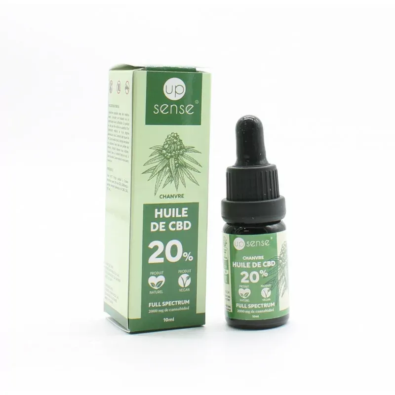 Up Sense Huile de CBD 20% Chanvre 10ml - Univers Pharmacie