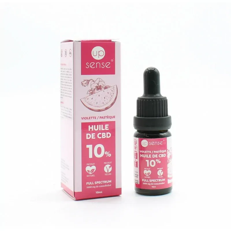Up Sense Huile de CBD 10% Violette Pastèque 10ml - Univers Pharmacie