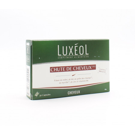 Luxéol Chute de Cheveux 30 capsules - Univers Pharmacie