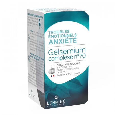 Lehning Gelsemium Complexe n°70 30ml - Univers Pharmacie