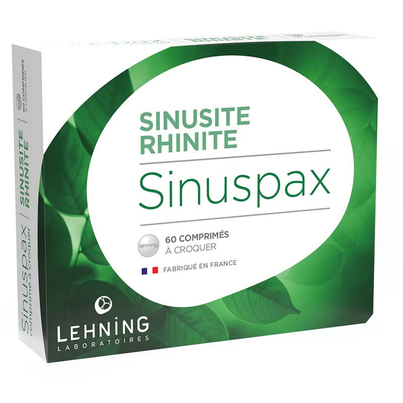 Lehning Sinuspax 60 comprimés - Univers Pharmacie Lehning Sinuspax 60 comprimés - Univers Pharmacie