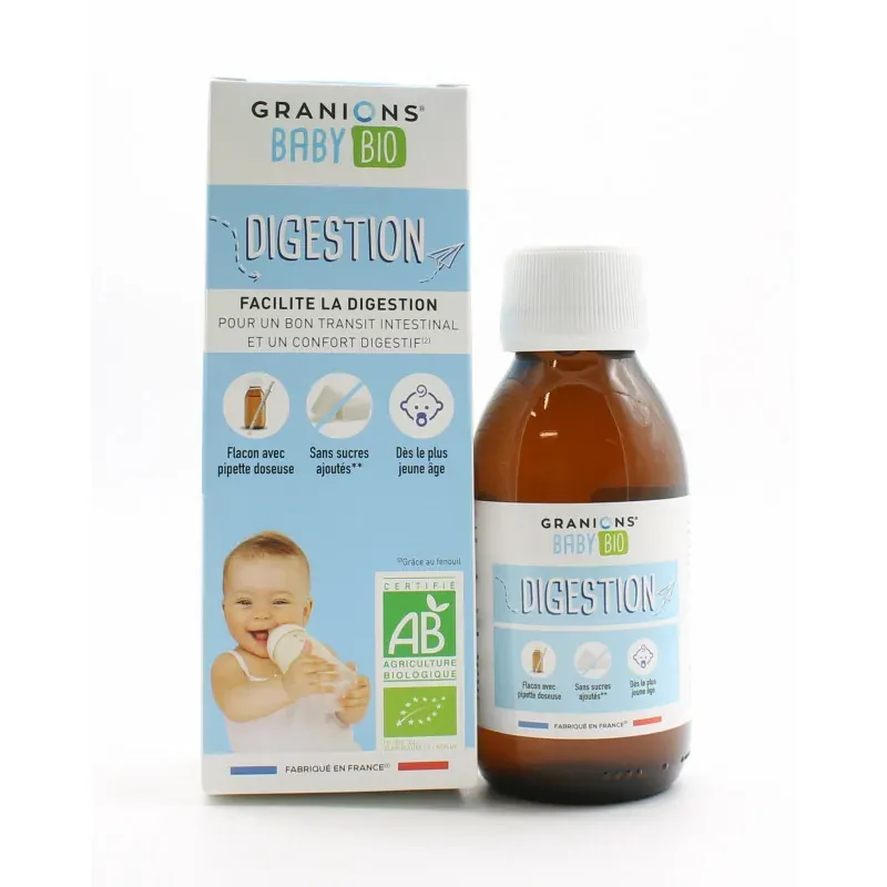 Granions Baby Bio Digestion Sirop 125ml - Univers Pharmacie