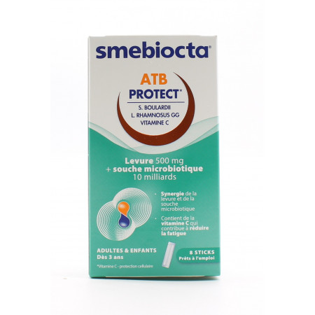 Smebiocta ATB Protect 8 sticks - Univers Pharmacie