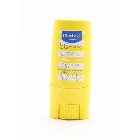 Mustela Stick Solaire Haute Protection SPF50 9ml - Univers Pharmacie