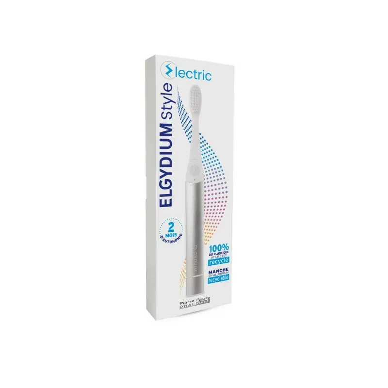 Elgydium Style Electric Brosse à Dents Electrique Argent