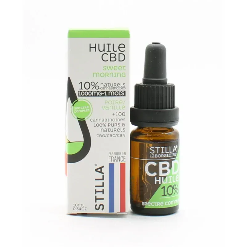 Stilla Huile CBD 10% Sweet Morning Poire/Vanille 10ml - Univers Pharmacie