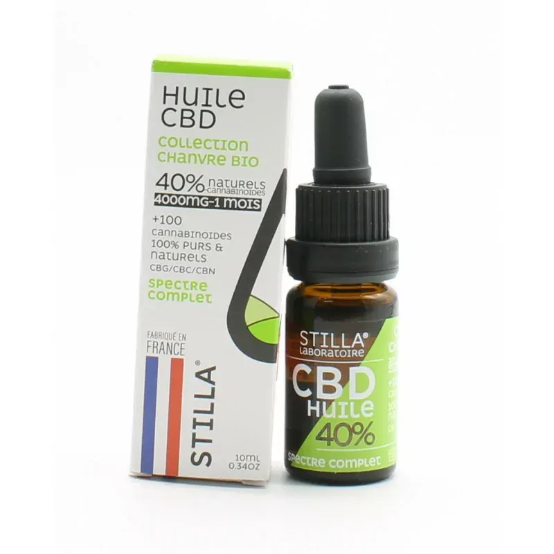 Stilla Huile CBD 40% Collection Chanvre Bio 10ml - Univers Pharmacie