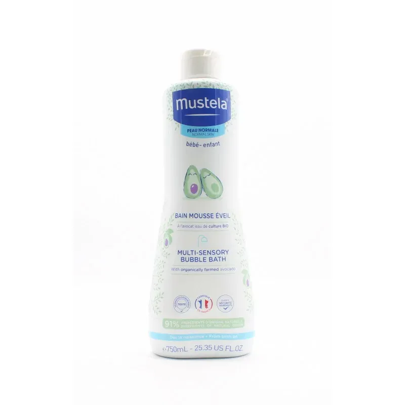 Mustela Bain Mousse Éveil 750ml - Univers Pharmacie