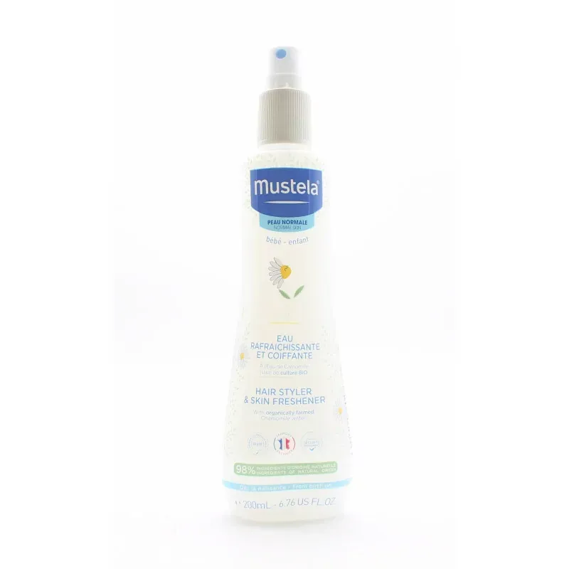 Mustela Eau Rafraîchissante et Coiffante 200ml - Univers Pharmacie Mustela Eau Rafraîchissante et Coiffante 200ml - Univers Pharmacie