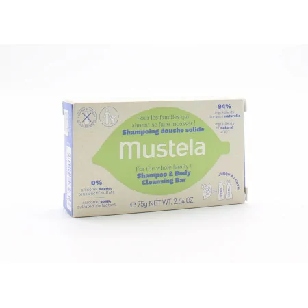 Mustela Shampooing Douche Solide 75g - Univers Pharmacie