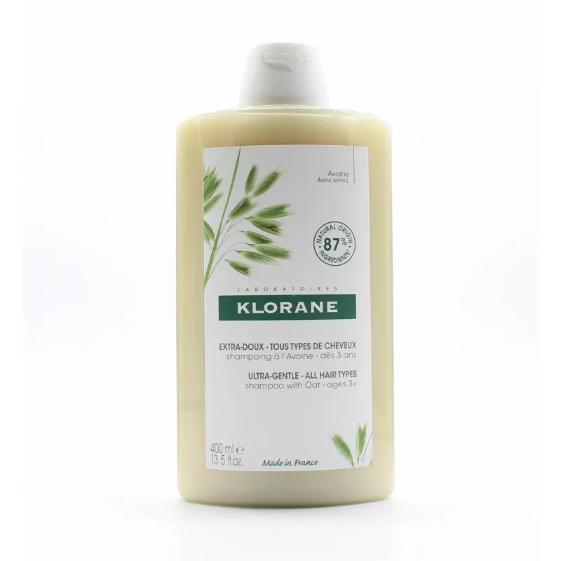 Klorane Shampooing Extra-doux à l'Avoine 400ml - Univers Pharmacie