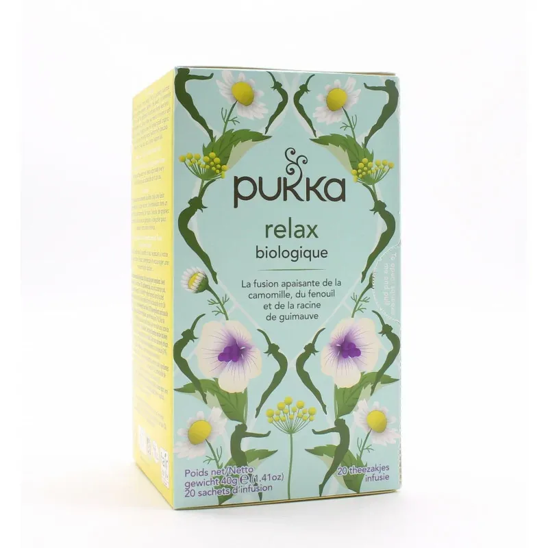 Pukka Relax Biologique 20 sachets - Univers Pharmacie