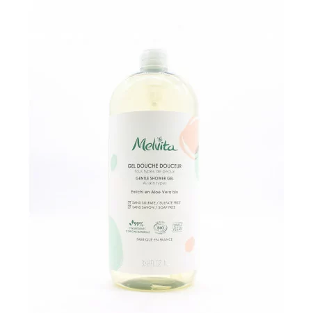 Melvita Gel Douche Douceur 1L - Univers Pharmacie