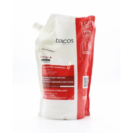 Dercos Shampooing Stimulant Eco Recharge 500ml - Univers Pharmacie