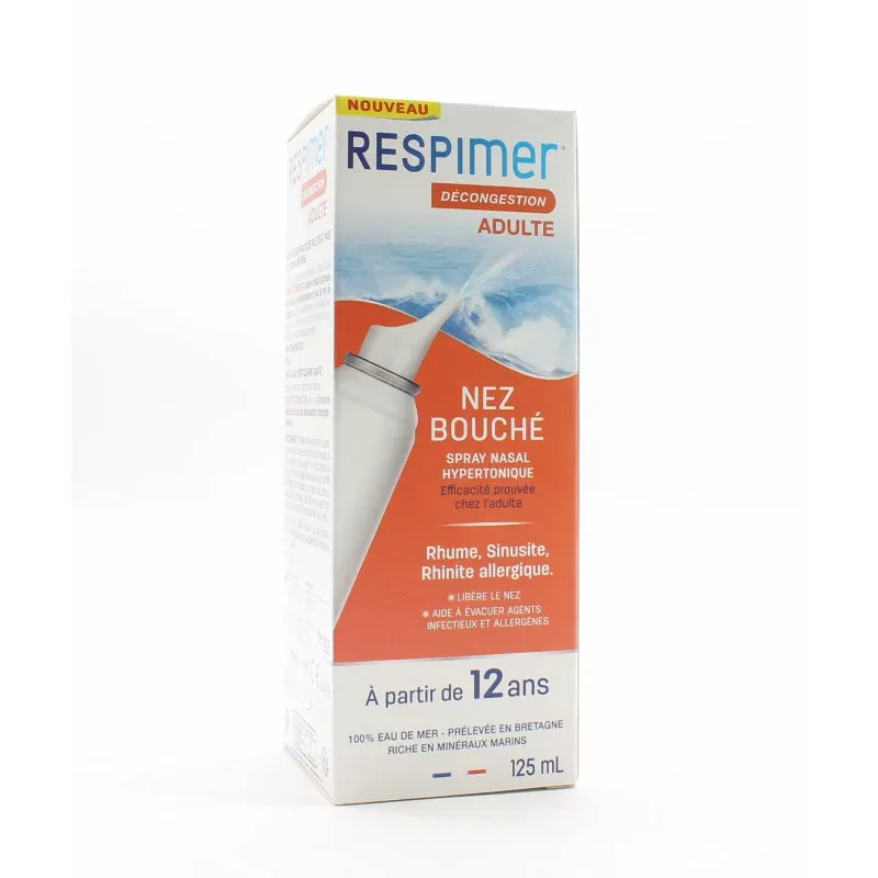 Respimer Décongestion Adulte Nez Bouché 125ml - Univers Pharmacie