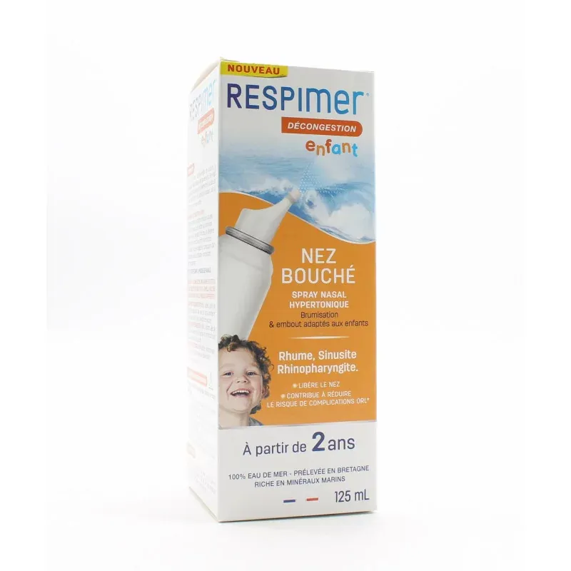 Respimer Décongestion Enfant Nez Bouché 125ml - Univers Pharmacie