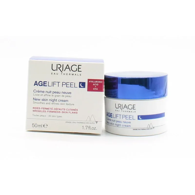 Uriage Age Lift Peel Crème Nuit Peau Neuve 50ml - Univers Pharmacie
