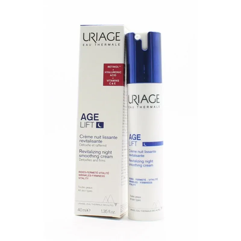 Uriage Age Lift Crème Nuit Lissante et Revitalisante 40ml - Univers Pharmacie