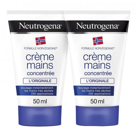 Neutrogena Crème Mains Hydratante Concentrée 2X50ml - Univers Pharmacie