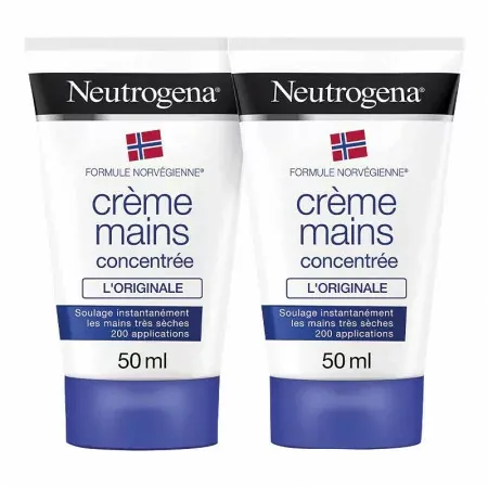 Neutrogena Crème Mains Hydratante Concentrée 2X50ml - Univers Pharmacie