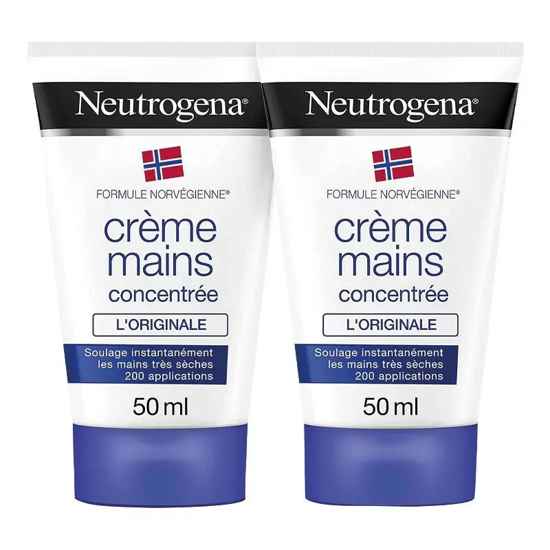 Neutrogena Crème Mains Hydratante Concentrée 2X50ml - Univers Pharmacie