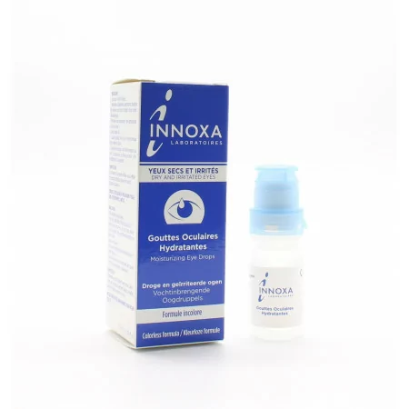 Innoxa Gouttes Oculaires Hydratantes Formule Incolore 10ml - Univers Pharmacie