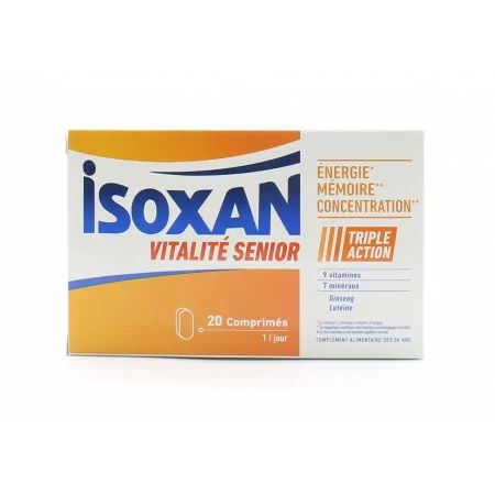 Isoxan Vitalité Senior 20 comprimés - Univers Pharmacie