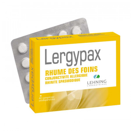Lehning Lergypax 40 comprimés orodispersibles - Univers Pharmacie