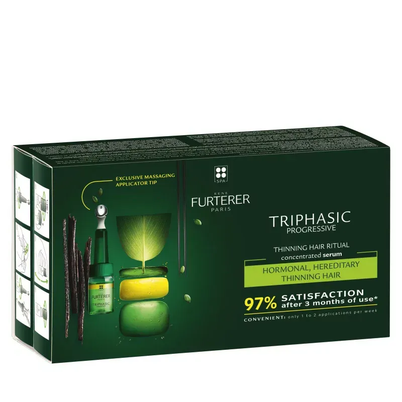 Furterer Triphasic Progressive Traitement Antichute Progressive 8X5,5ml - Univers Pharmacie