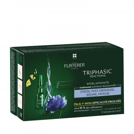 Traitement Antichute Réactionnelle Triphasic Reactional Furterer 12X5ml - Univers Pharmacie