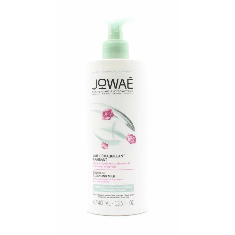 Jowaé Lait Démaquillant Apaisant 400ml - Univers Pharmacie