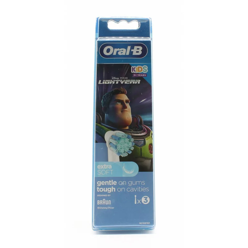 Oral-B Kids Brossettes Disney Buzz L'Eclair X3 - Univers Pharmacie