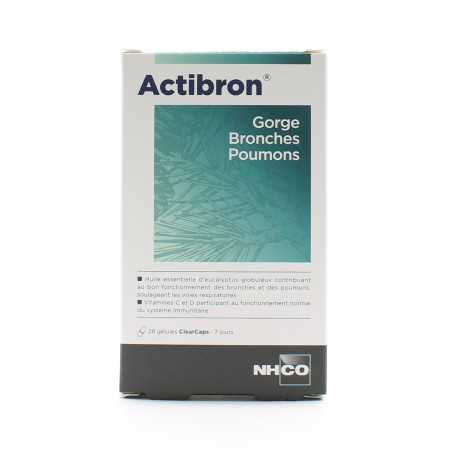 NHCO Actibron 28 gélules - Univers Pharmacie