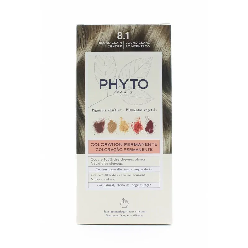 Phyto Kit Coloration Permanente 8.1 Blond Clair - Univers Pharmacie