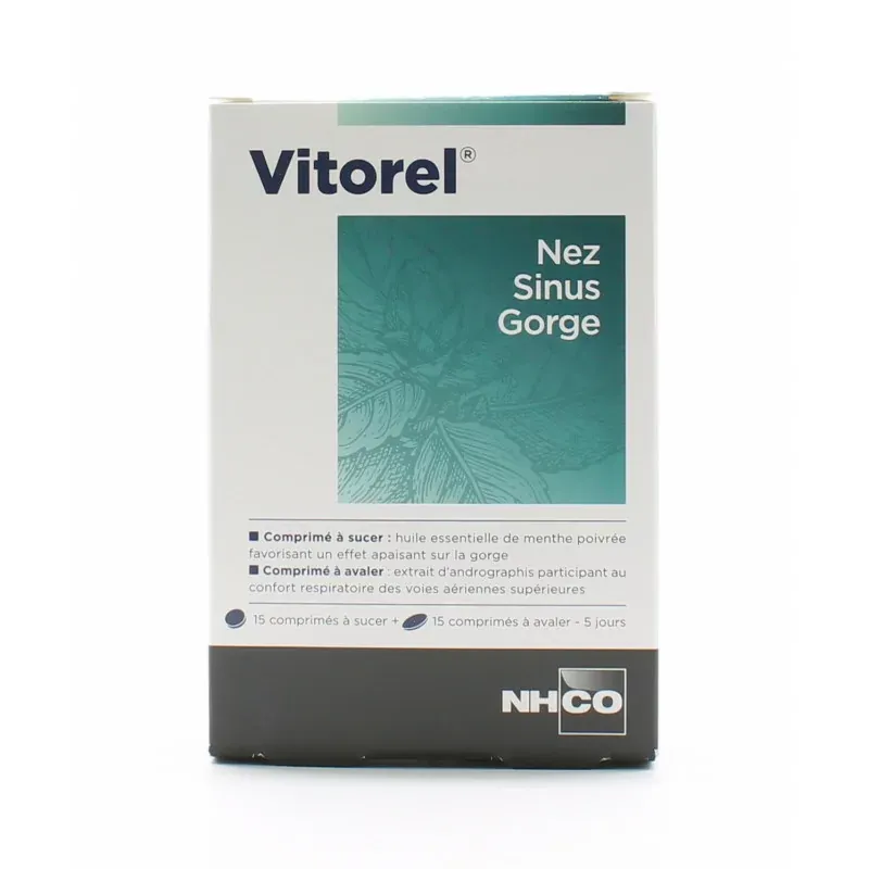 NHCO Vitoral  2x15 comprimés - Univers Pharmacie