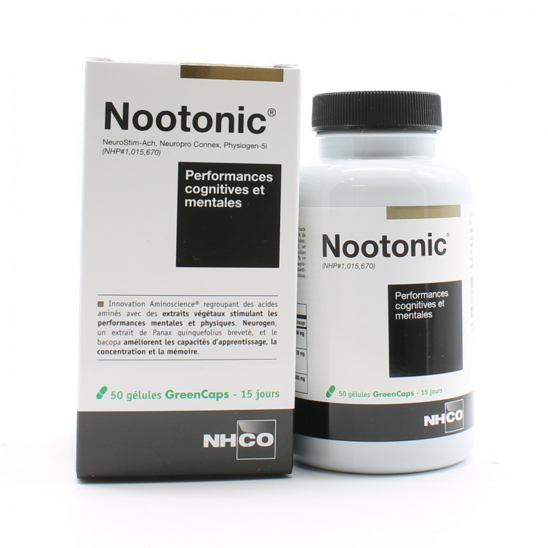 NHCO Nootonic 50 gélules - Univers Pharmacie NHCO Nootonic 50 gélules - Univers Pharmacie