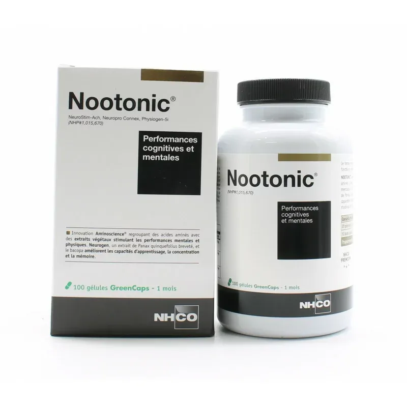 NHCO Nootonic 100 gélules - Univers Pharmacie