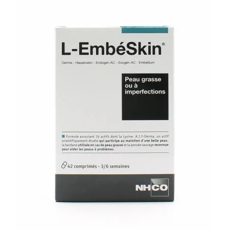 NHCO L-EmbéSkin 42 comprimés - Univers Pharmacie