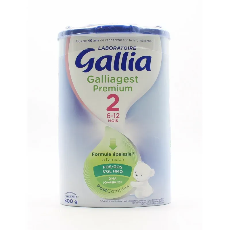 Gallia Galliagest Premium 2ème âge 800g - Univers Pharmacie
