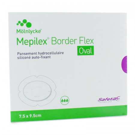 Mepilex Border Flex Oval 7.5 X 9.5cm 16 Pièces - Univers Pharmacie