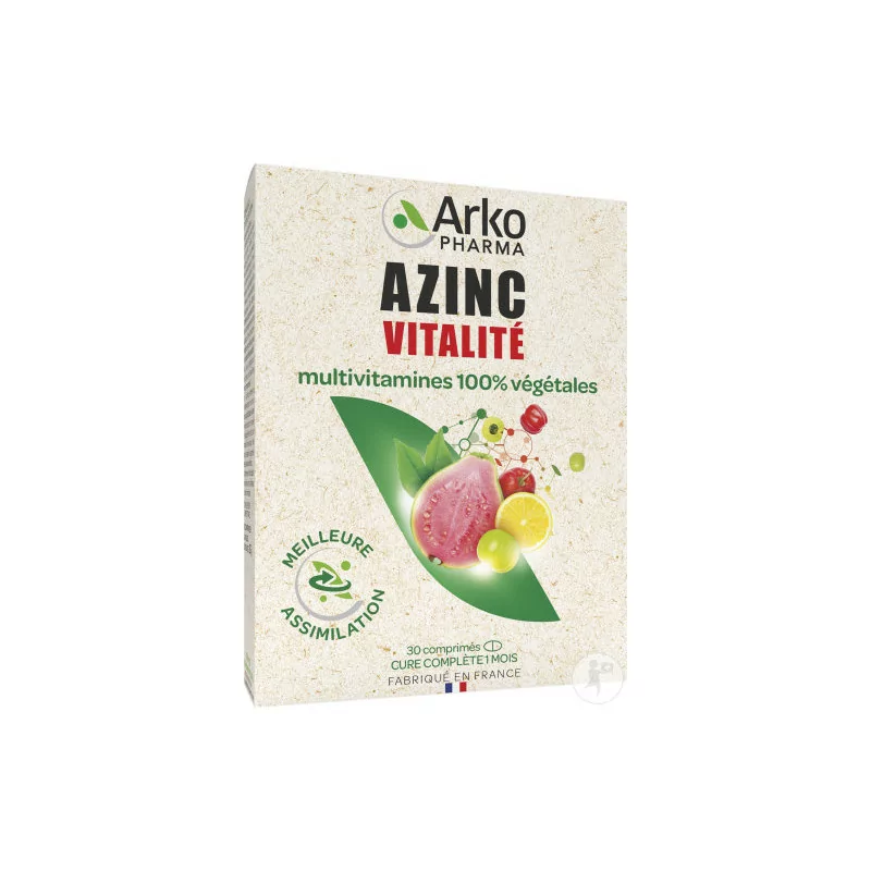 Arkopharma Azinc Vitalité 30 comprimés - Univers Pharmacie
