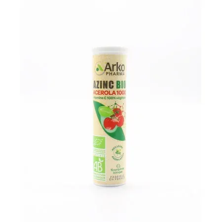 Arkopharma Azinc Bio Acerola 1000 15 comprimés - Univers Pharmacie